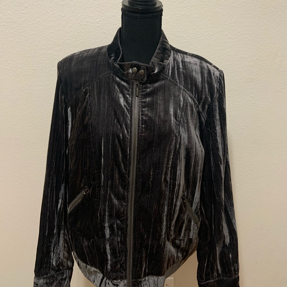 Ladies jacket Dark grey 73% Rayon  27% Nylon